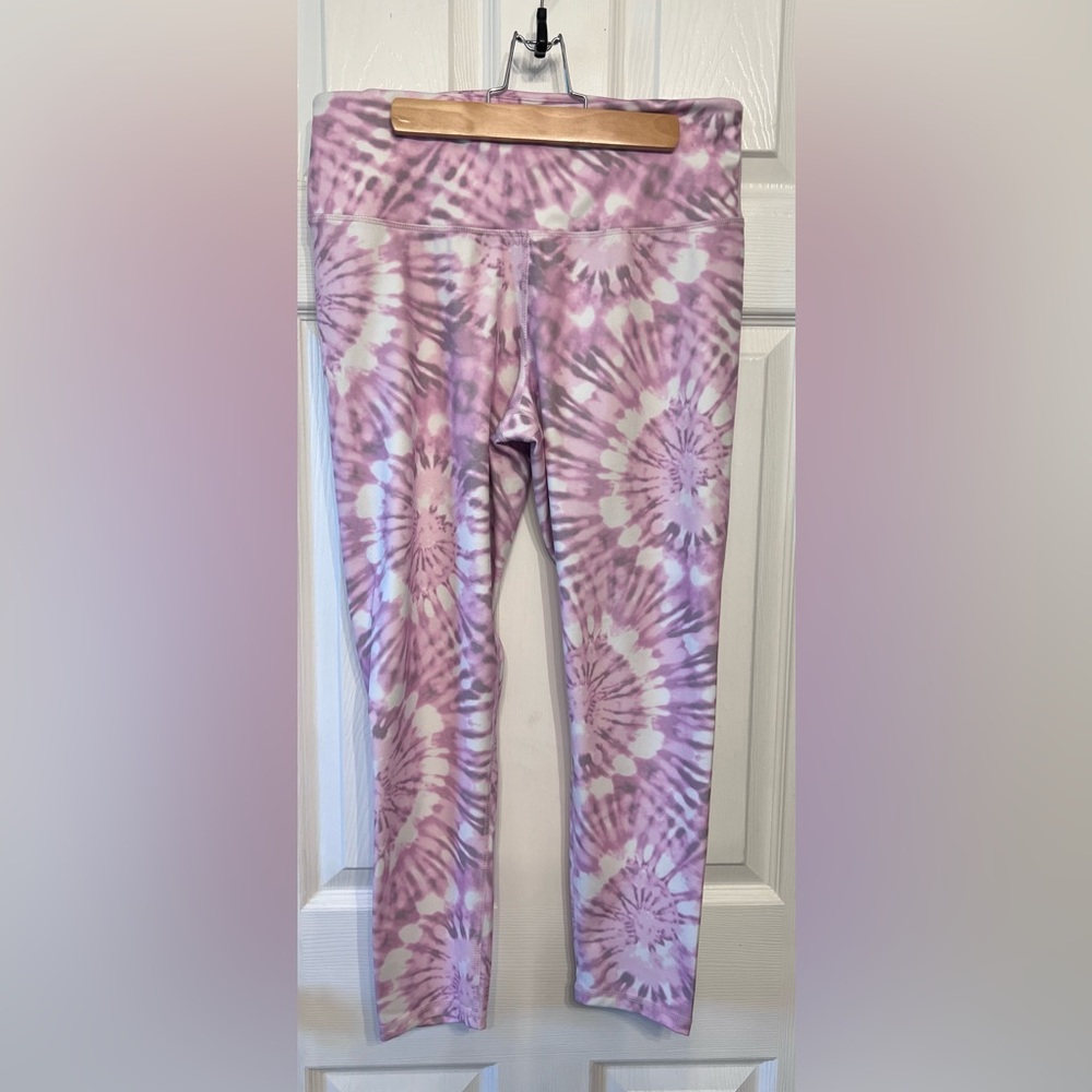 Women’s Large Danskin Pink Tye-Dye 7/8 Leggings